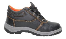 Vaultex Steel Toe Safety Shoe, VBL, Black, High Ankle