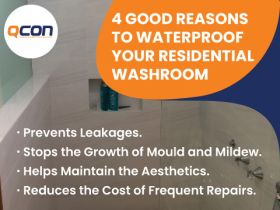 4 Good reasons to Waterproof your Residential Washroom