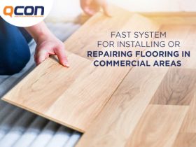 Fast System For Installing Or Repairing Flooring In Commercial Areas 