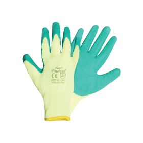 Vaultex Safety Latex Gloves Green YGL 12pcs